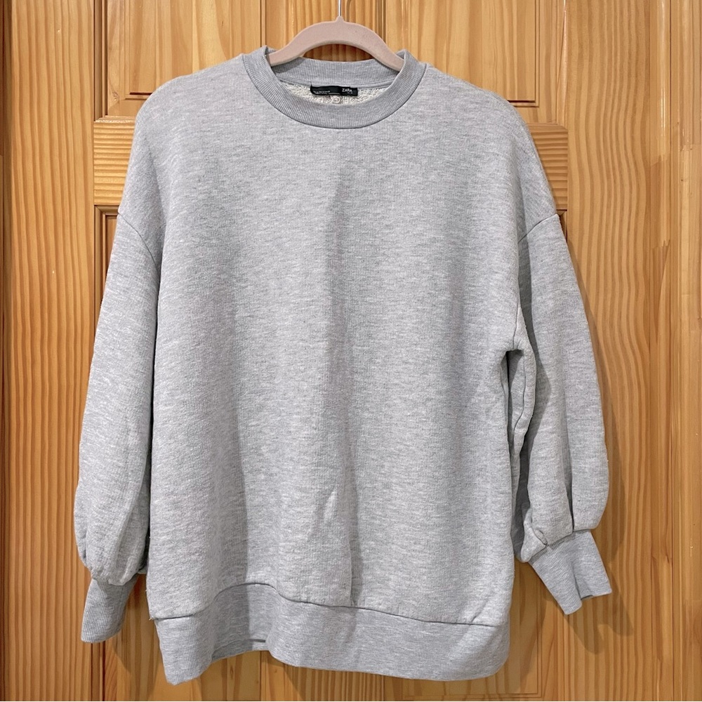 ZARA grey sweater dress